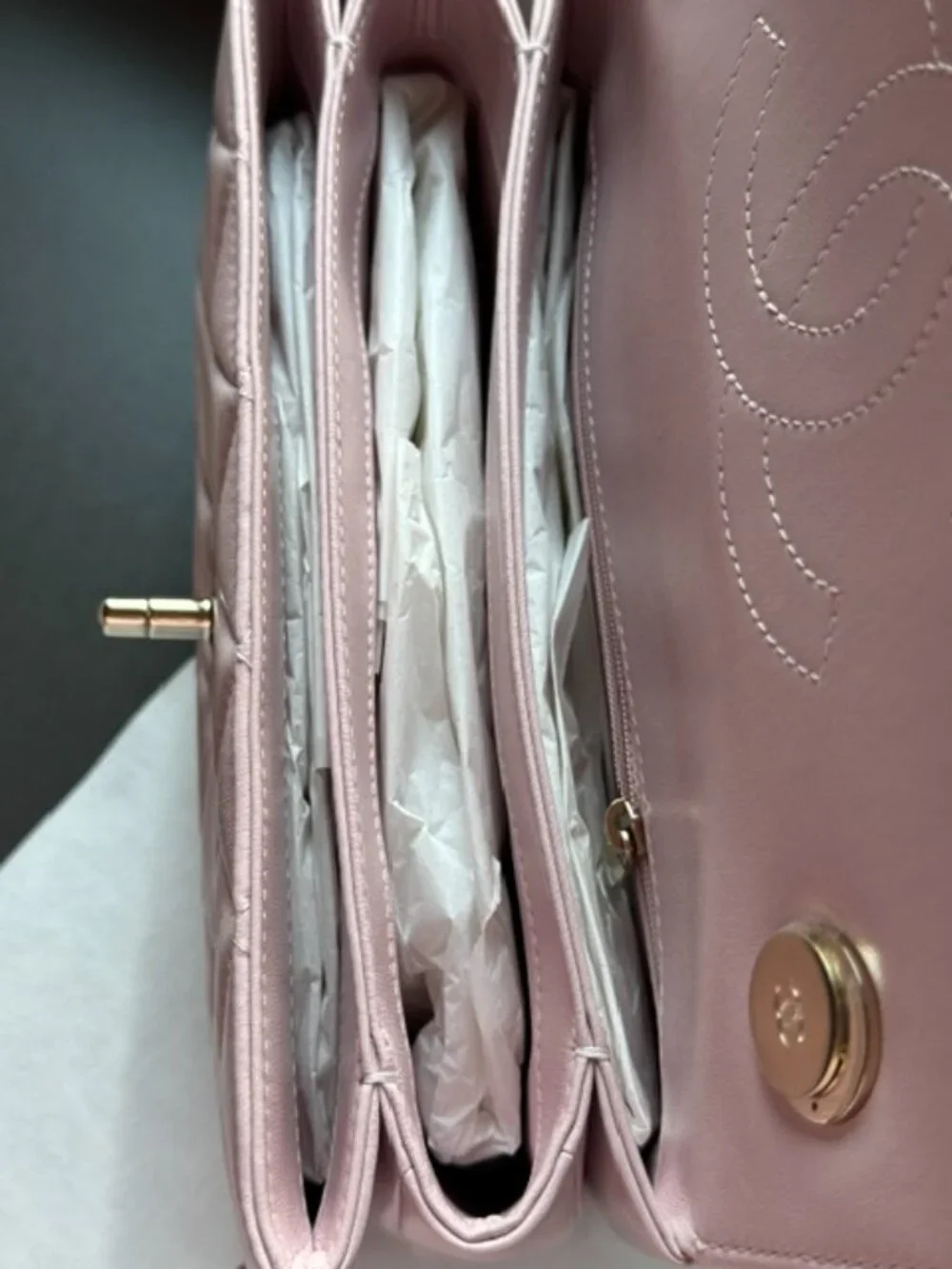 Chanel 21S Small Light Pink Lambskin Quilted Trendy CC LGHW New in Box